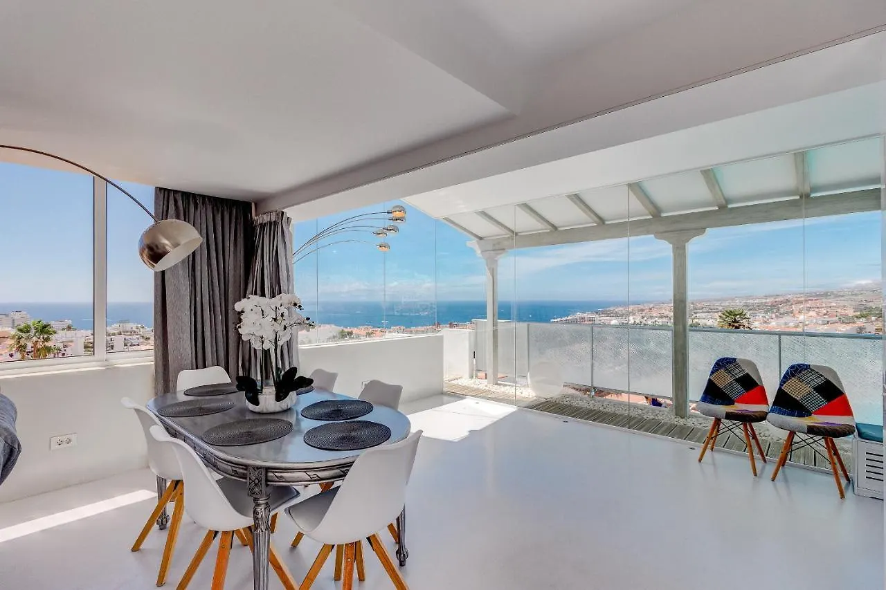 Panoramic Ocean & Mountain View 3 Bed Apartment In Island Village Heights Costa Adeje Costa Adeje (Tenerife)